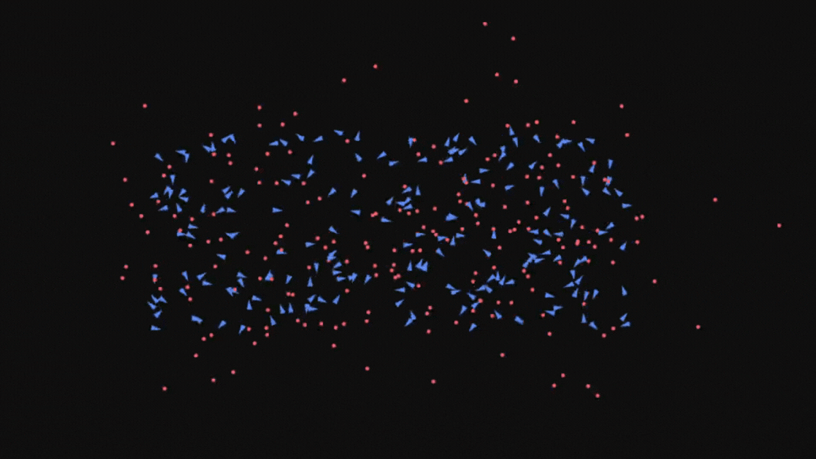Boids dynamic perception delay preview