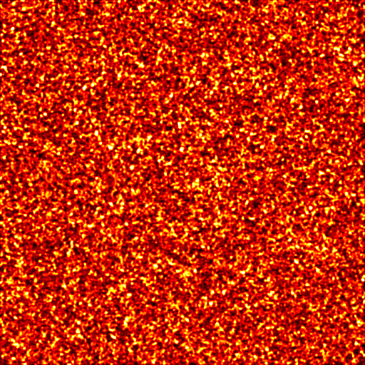 Orientation-energy response to white noise